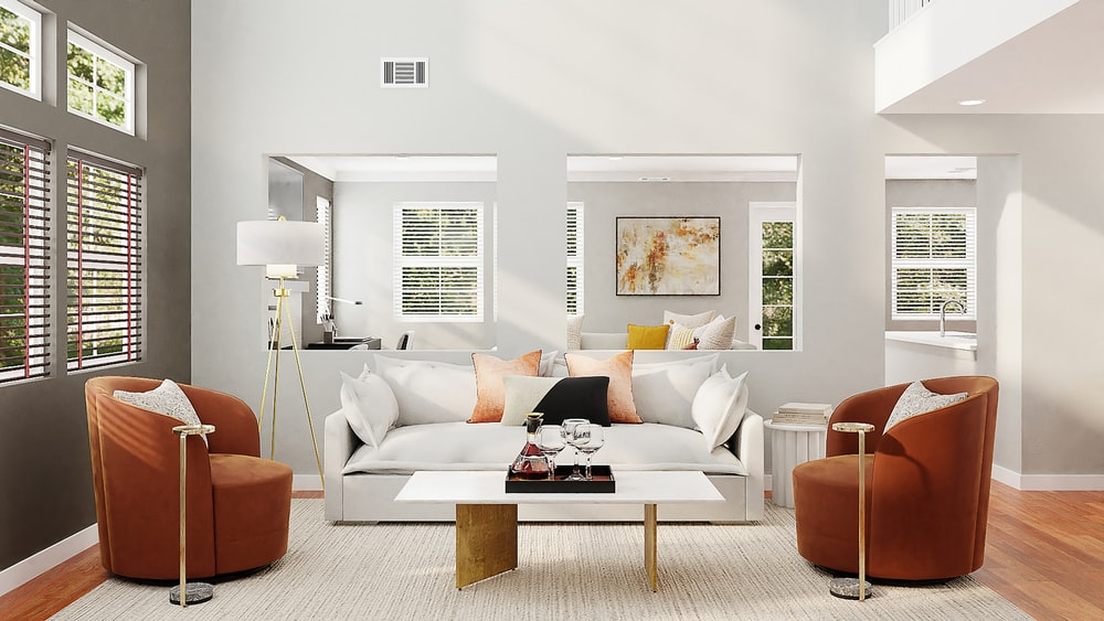 a furnished living room